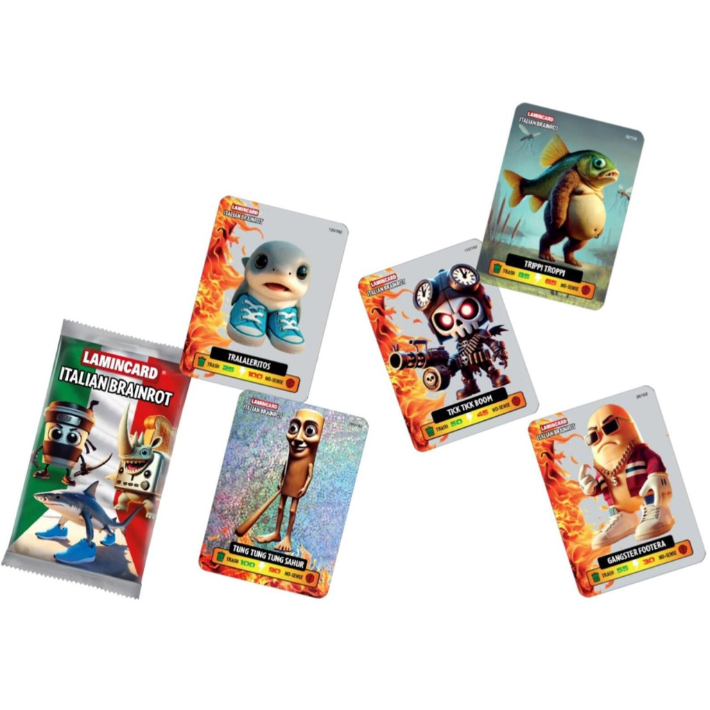 Italienische Brainrot Lamincard-Sammelkarte kép 2