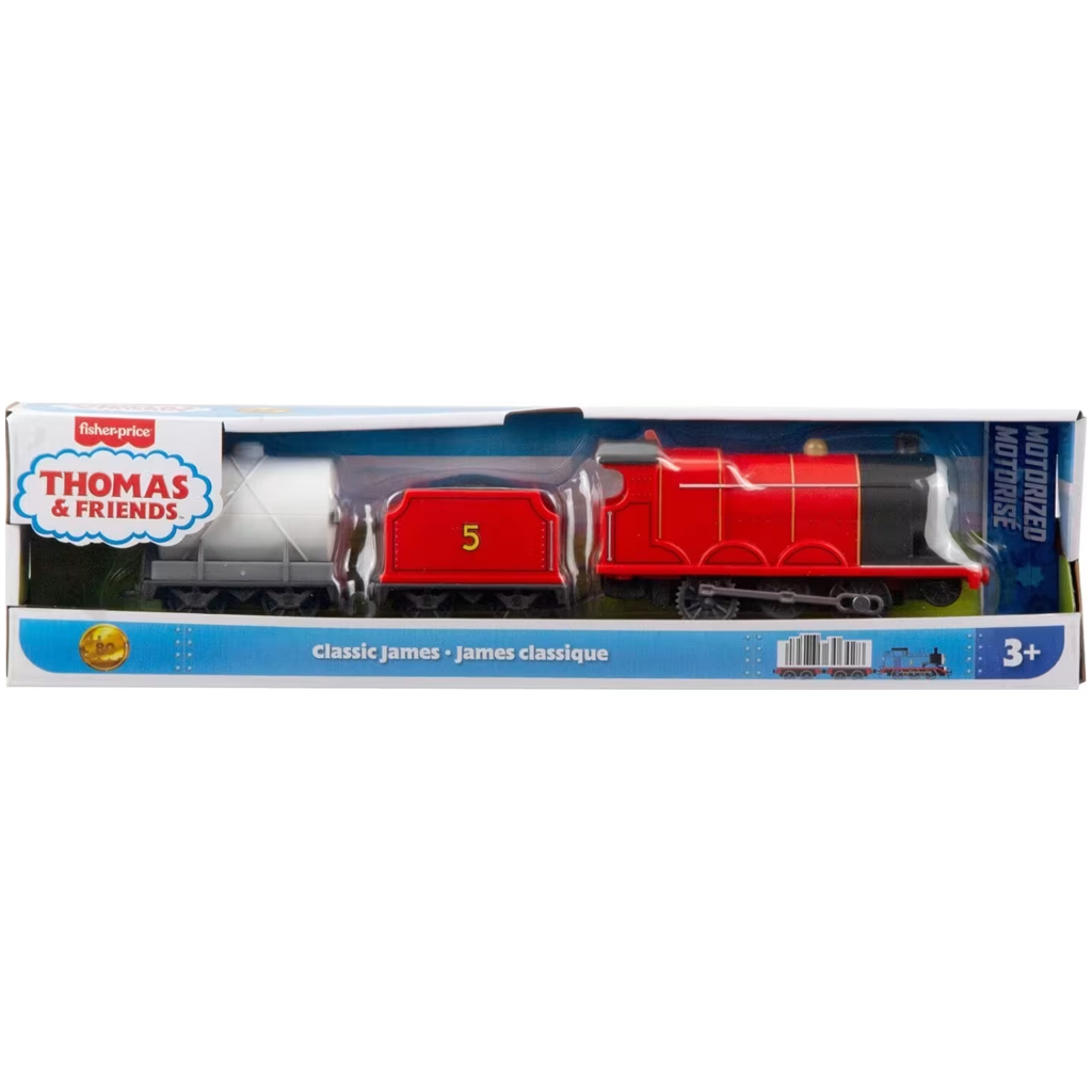Fisher-Price: Thomas und seine Freunde – James Motorisierte Lokomotive mit Fracht – Mattel