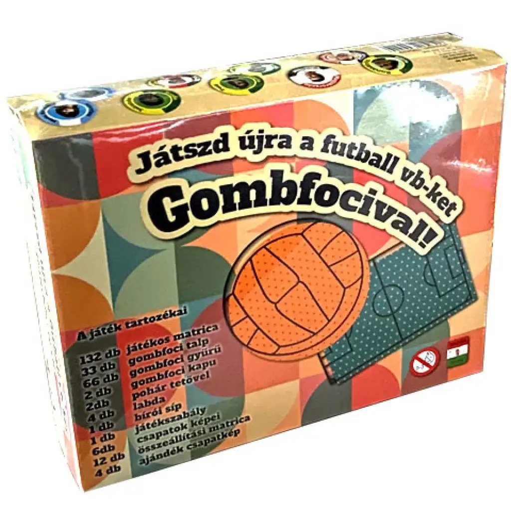 Spiele die Fußball-Weltmeisterschaften mit Tischfußball nach! Gesellschaftsspiel-Set