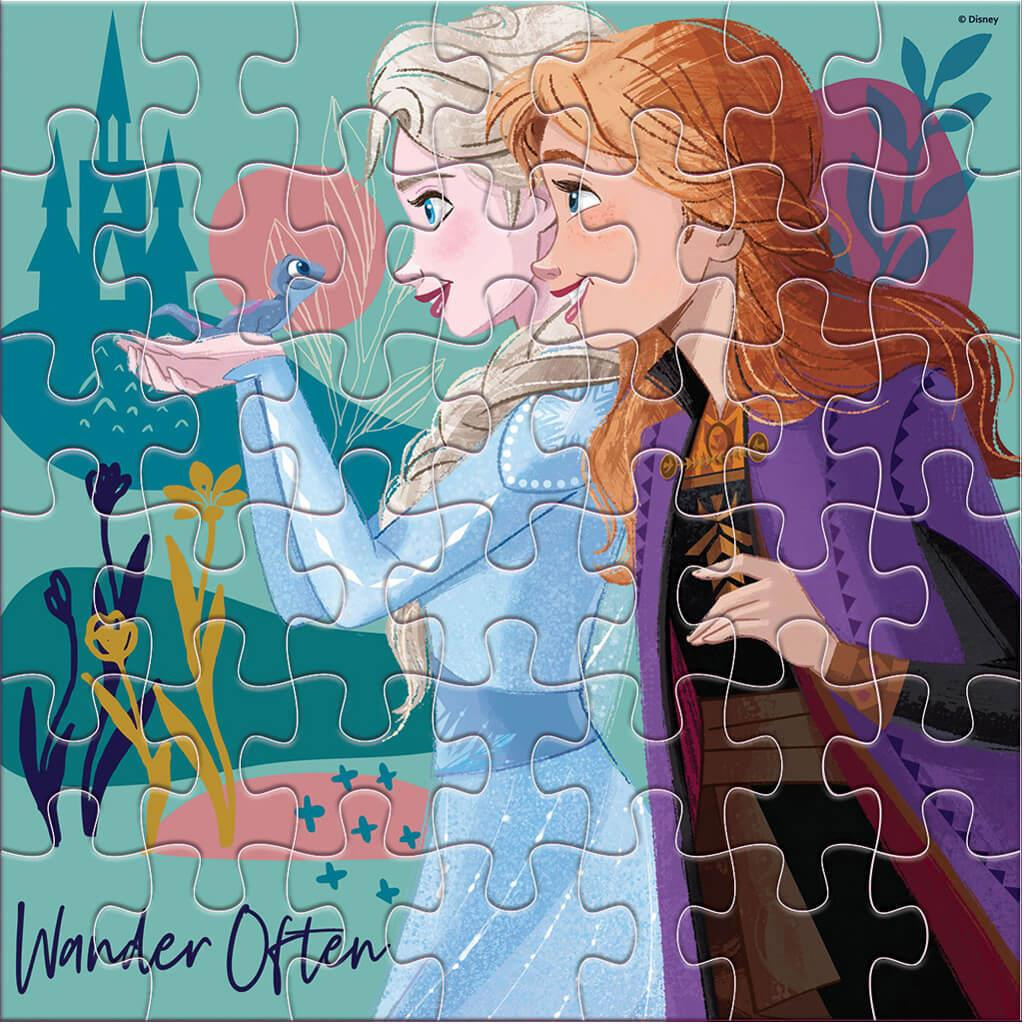 Luna: Die Eiskönigin 2 Schwestern, 42-teiliges Puzzle zum Ausmalen kép 2