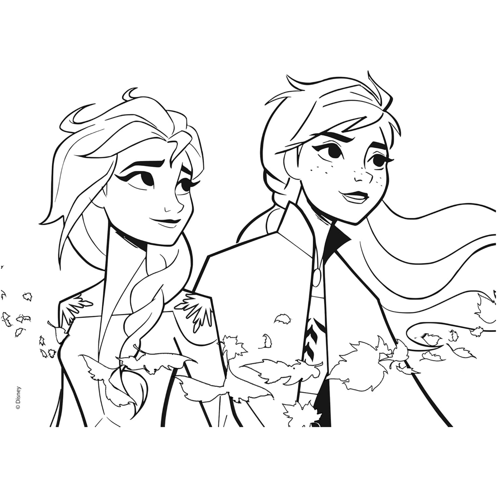 Die Eiskönigin 2-in-1 60-teiliges Eco-Puzzle und Malset 70x50 cm – Lisciani kép 3