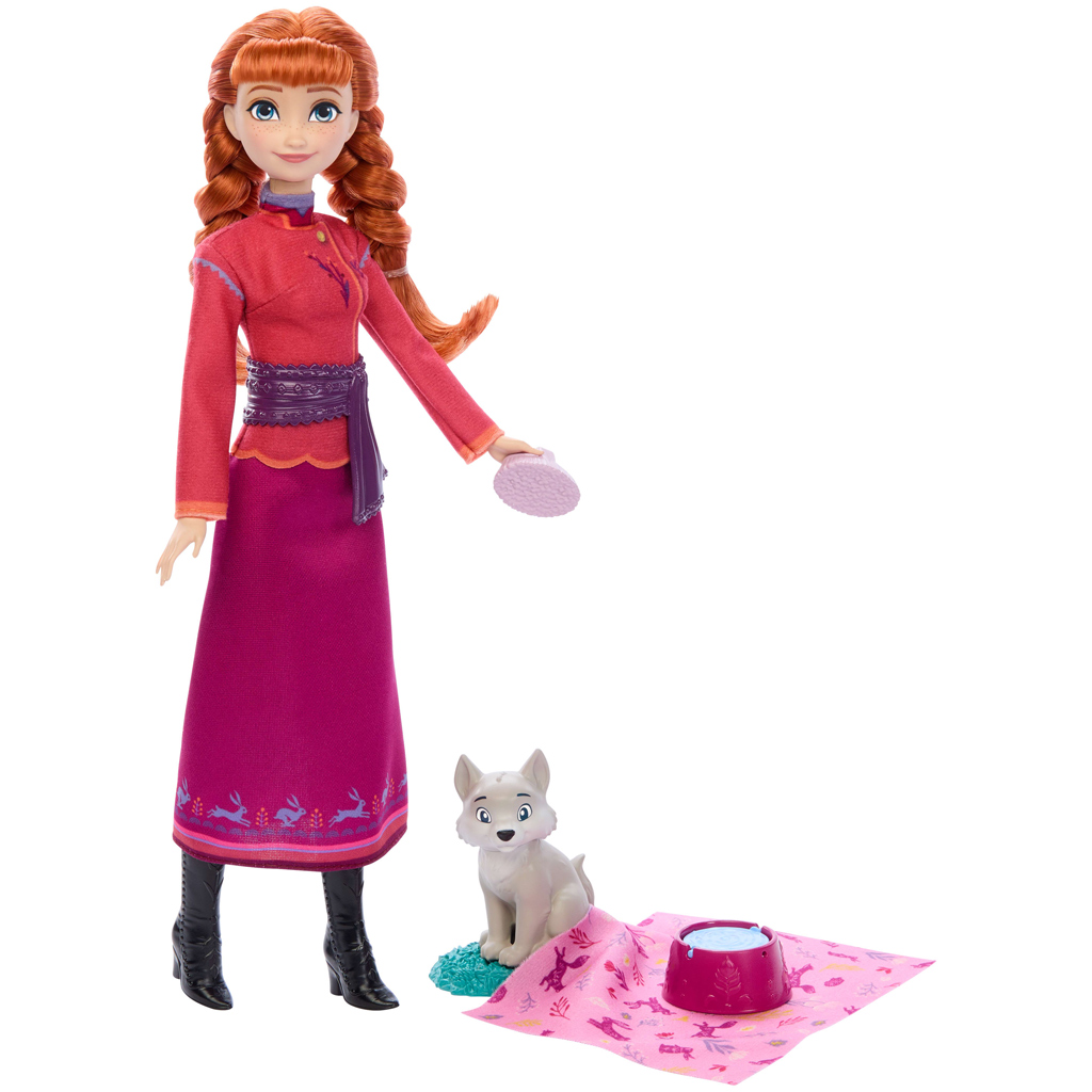 Die Eiskönigin: Anna und das kleine Polarfüchschen Spielset – Mattel kép 2