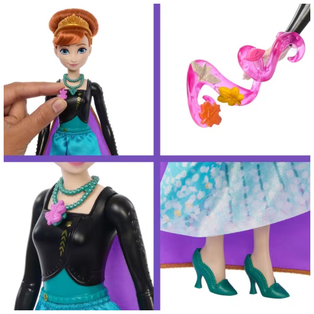 Die Eiskönigin: Kristallüberraschung – Anna-Puppe – Mattel kép 2