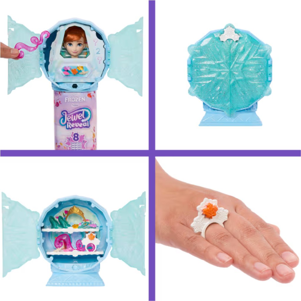 Die Eiskönigin: Kristallüberraschung – Anna-Puppe – Mattel kép 3