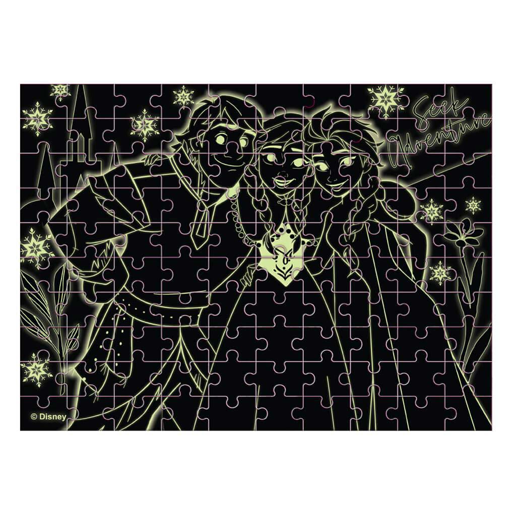 Luna: Die Eiskönigin 100-teiliges im Dunkeln leuchtendes Puzzle kép 3
