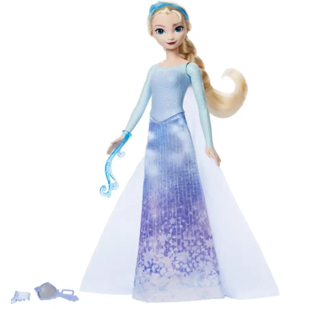 Eiskönigin Spin Reveal Magische Überraschung Elsa Puppe - Mattel kép 2