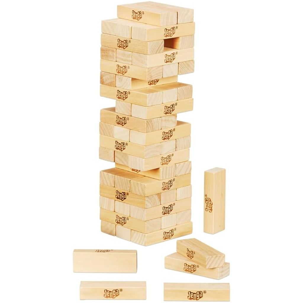 Jenga Classic Gesellschaftsspiel neue Ausgabe – Hasbro kép 2