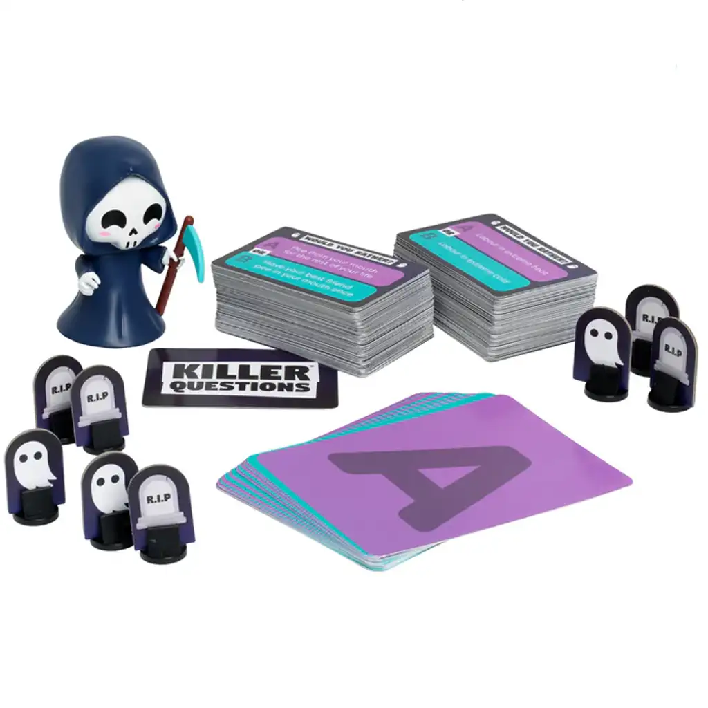 Killer Questions (Tödlich lustig) Gesellschaftsspiel kép 2