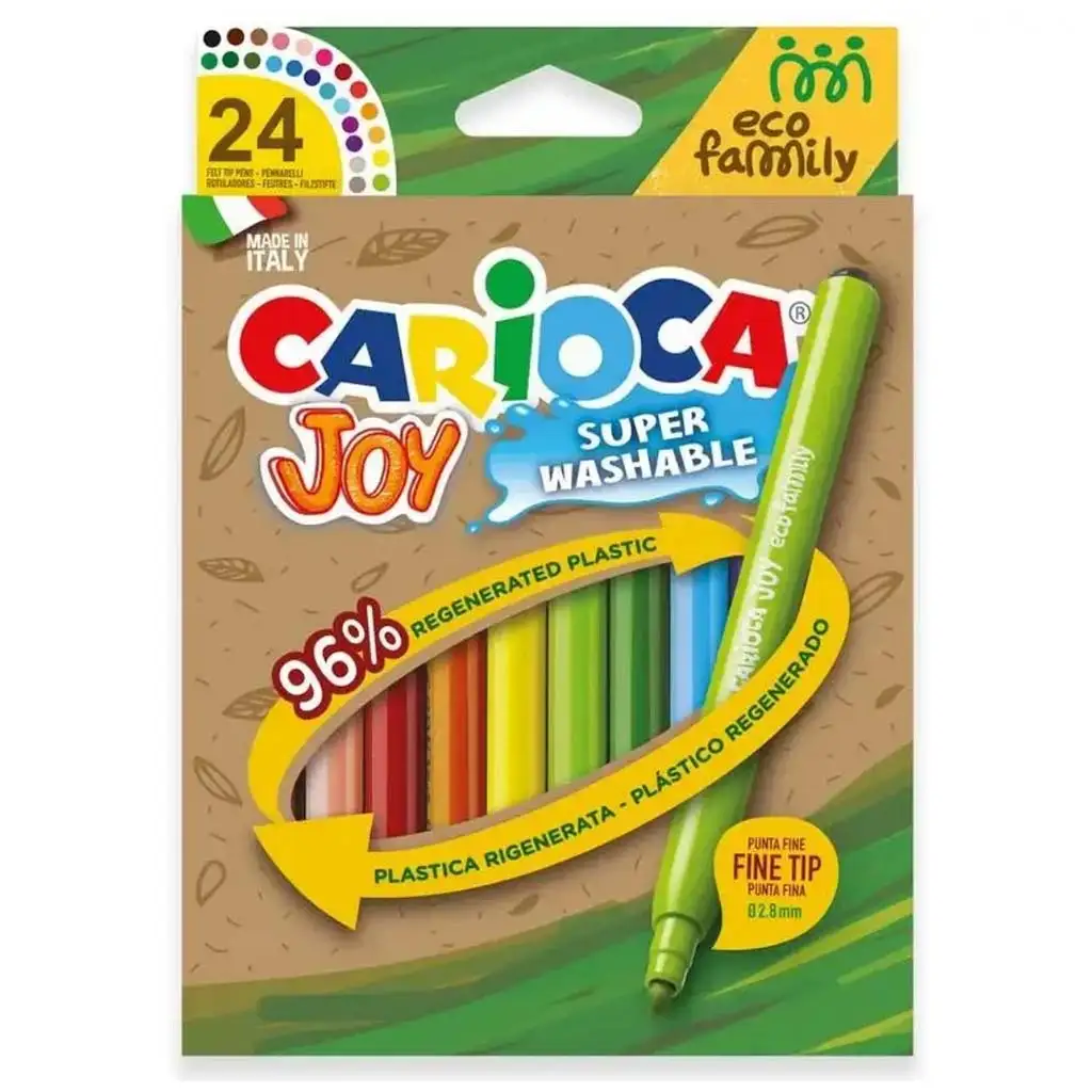 Eco Family Joy 24er Filzstift-Set 2,8 mm - Carioca