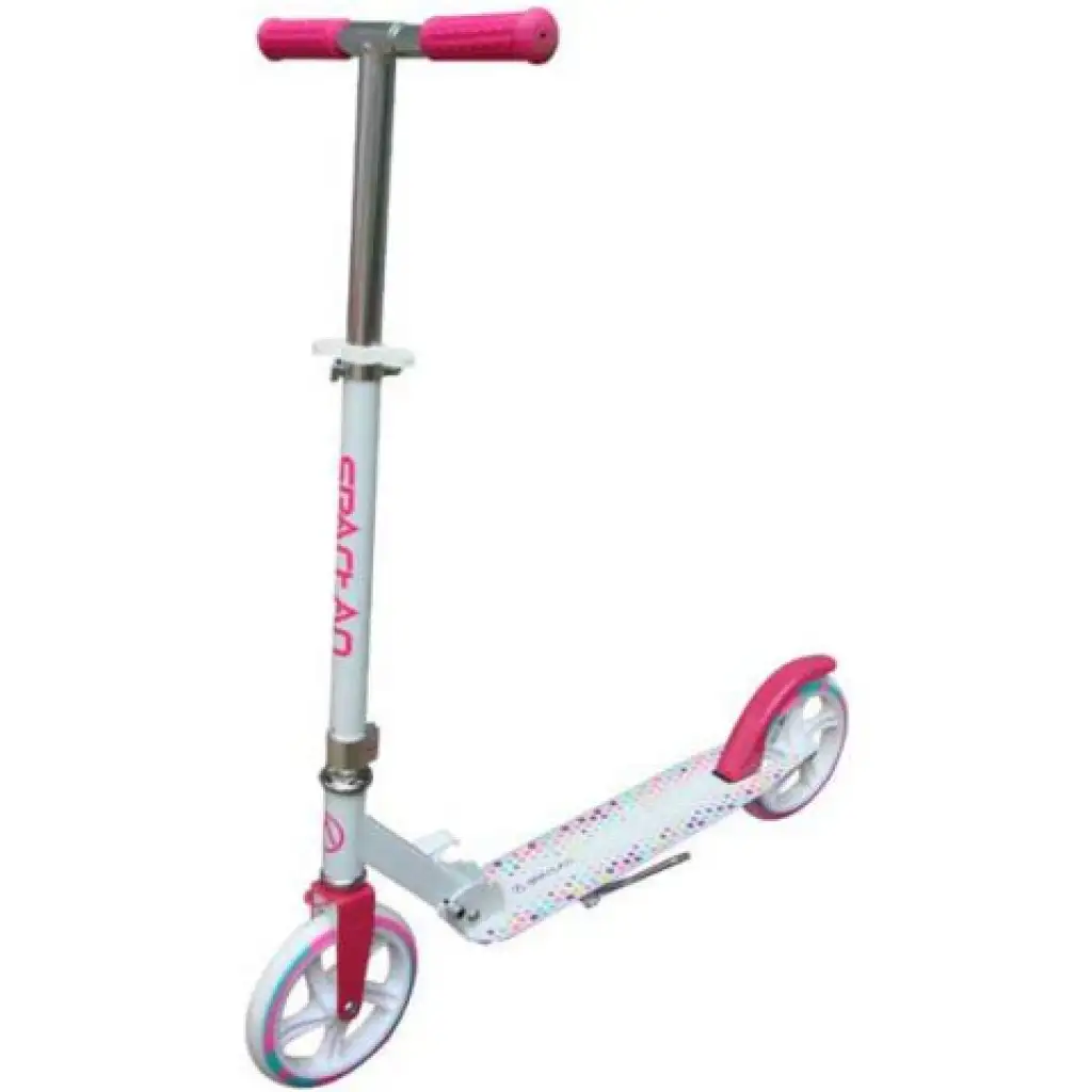 Jumbo pink-fehér alumínium roller - Spartan kép 1