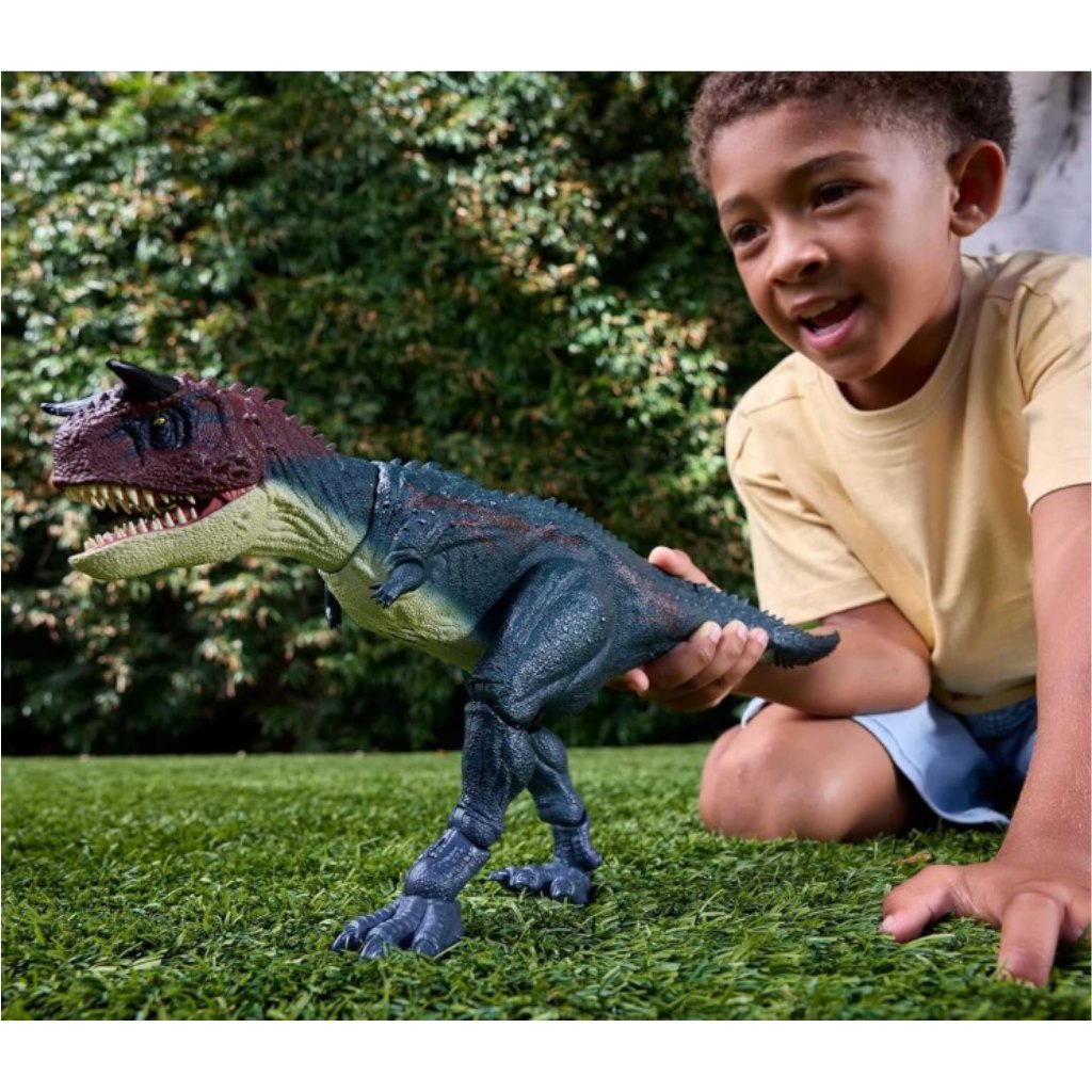 Jurassic World: Carnotaurus Dinosaurier-Figur - Mattel kép 2