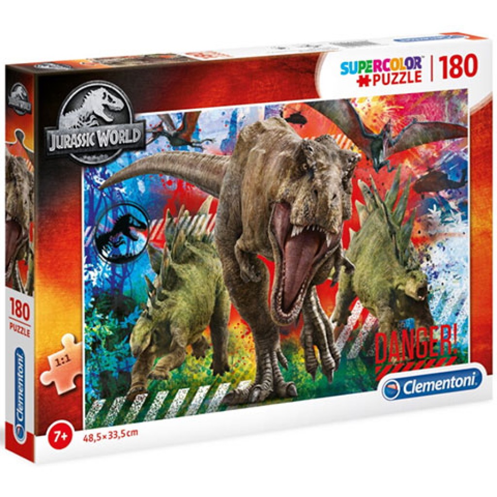 Jurassic World Supercolor 180-teiliges Puzzle - Clementoni