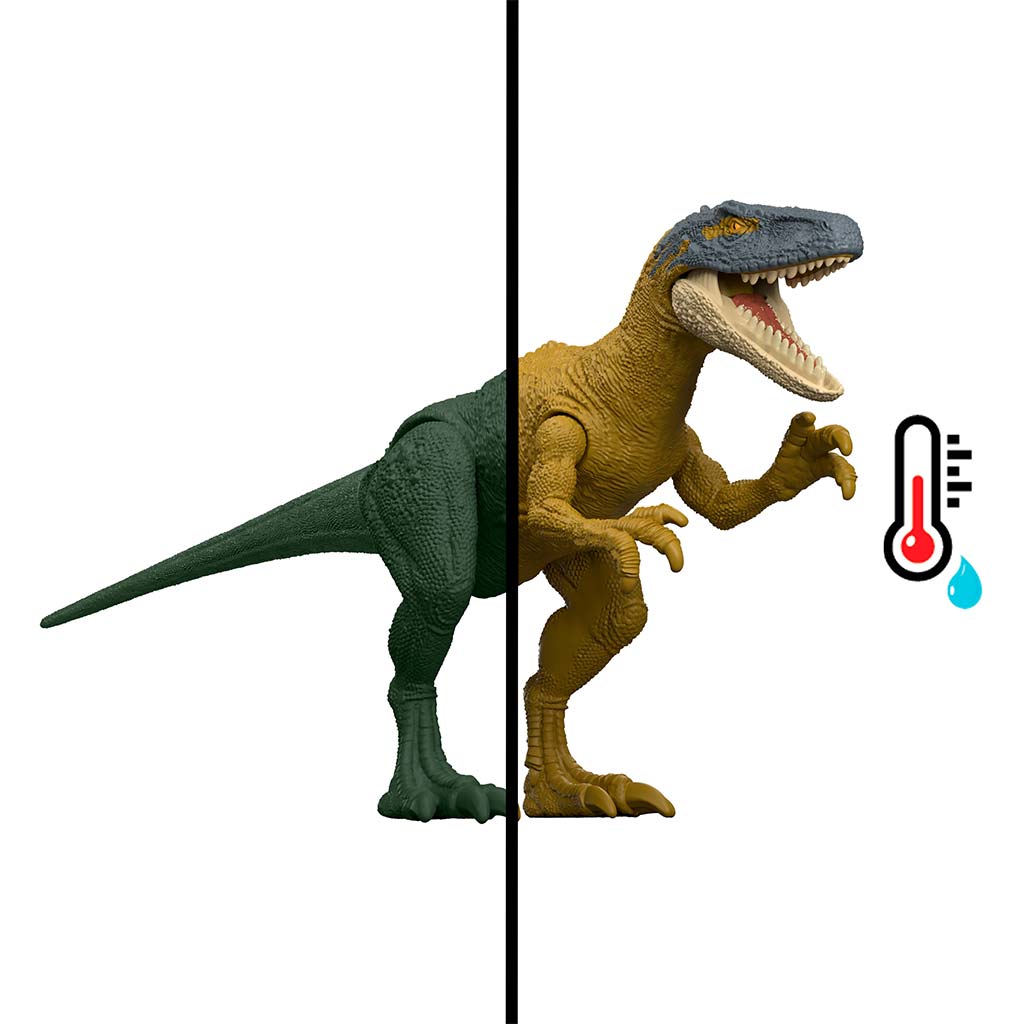 Jurassic World: Dino-Enthüllung Kampf-Pack mit 2 Dinosauriern – Mattel kép 4