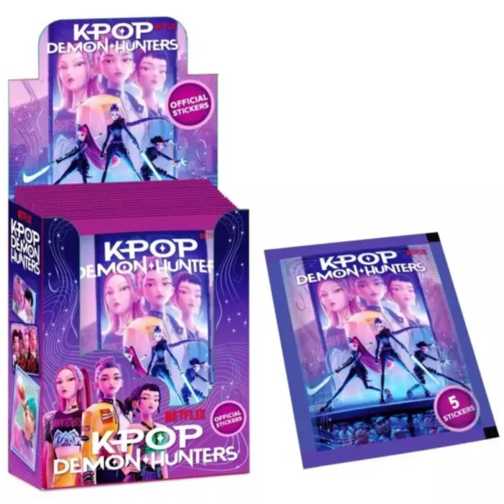 K-Pop démonvadászok gyűjthető matricák meglepetéscsomagban - 1 csomag 5 db matricával kép 1