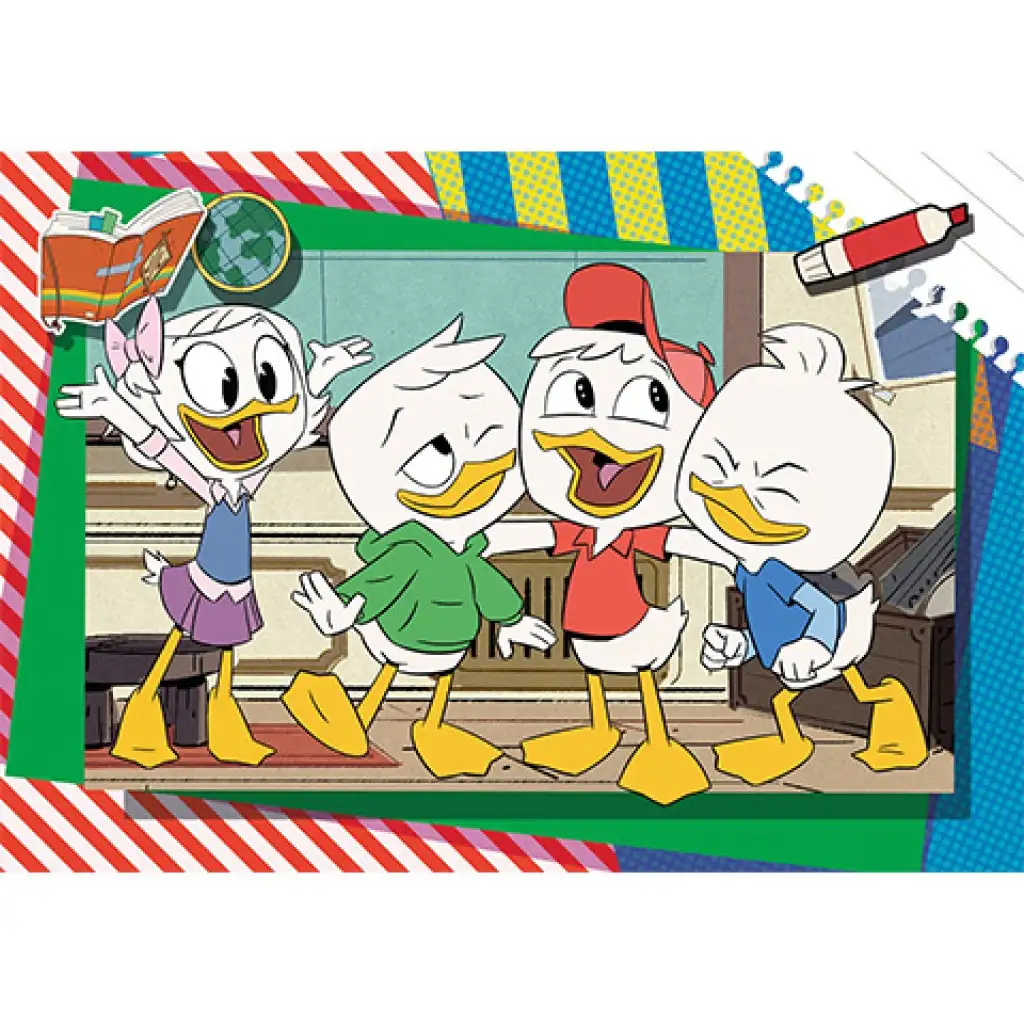 DuckTales Supercolor 3-in-1 Puzzle 3x48 Teile - Clementoni kép 2