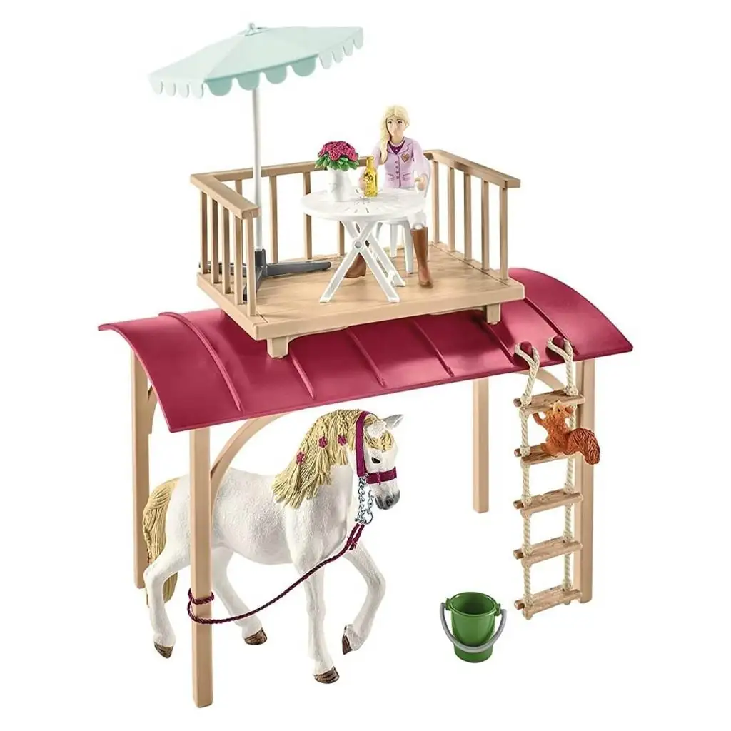 Schleich: Horse Club - Wohnwagen-Set (42593) kép 3