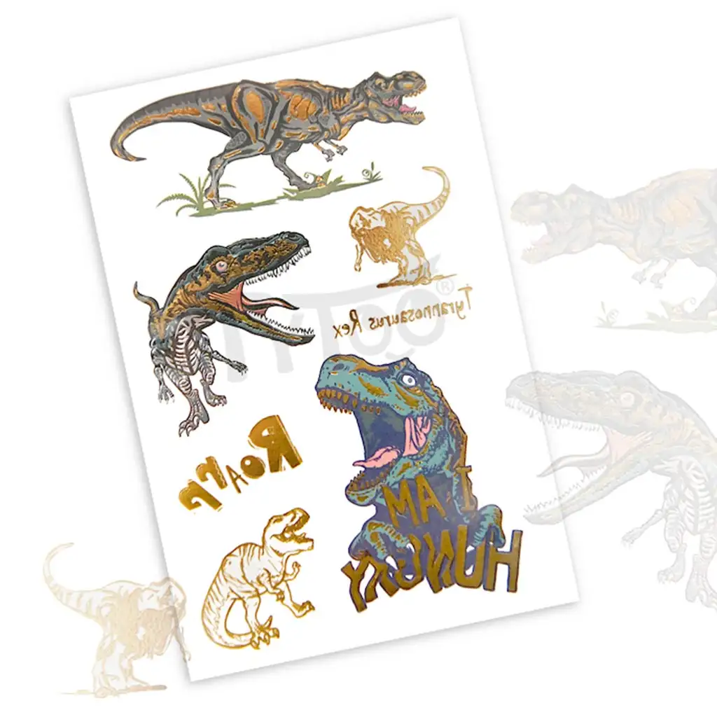 TyToo: Dinoszauruszos T-rex matrica tetoválás kép 2