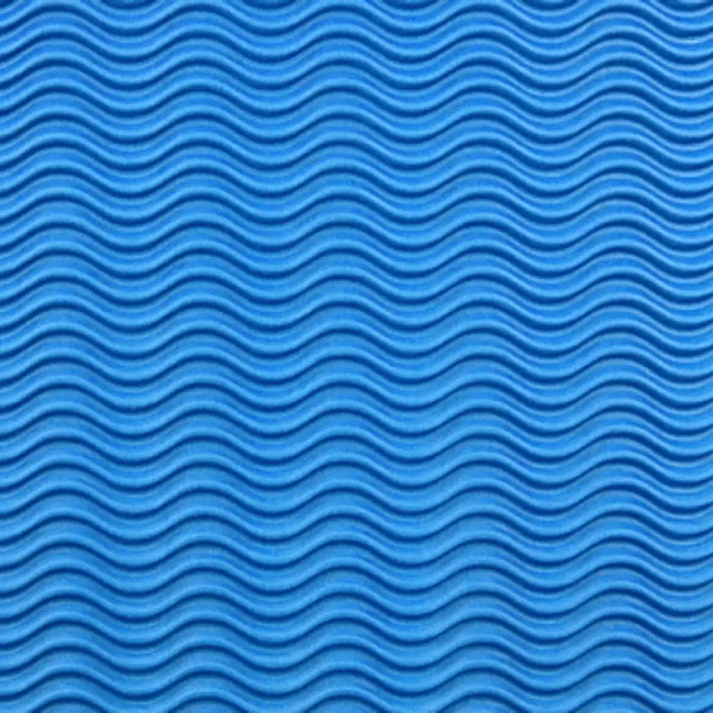 Blaues Dekor 3D-Wellpappe B2 50x70cm 1 Stück