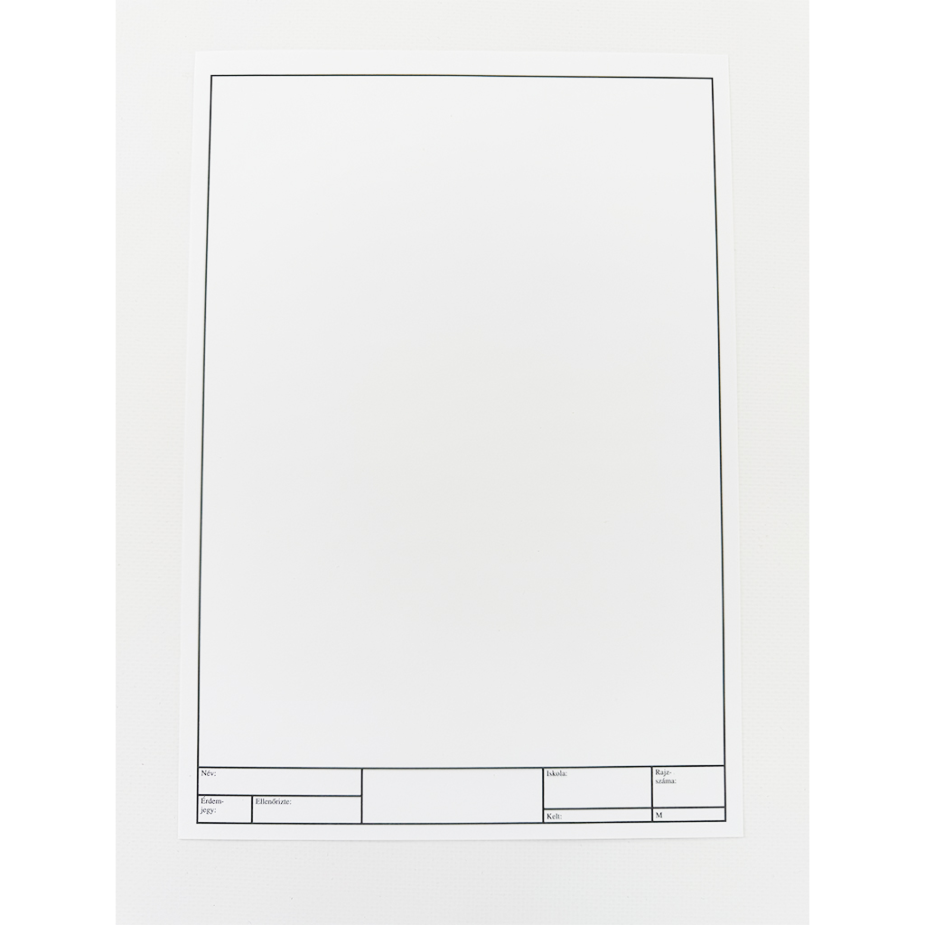 Gerahmtes, holzfreies Zeichenpapier A4, 180g