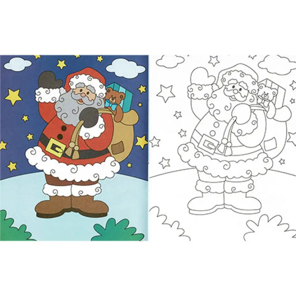 Kleines Malbuch - Weihnachtsmalbuch kép 3