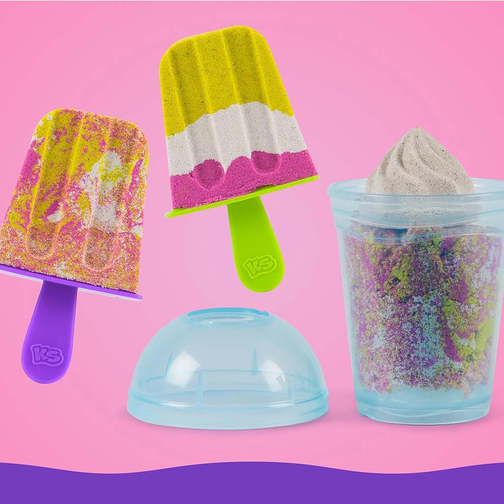 Kinetic Sand: Smoothie-Mixer mit 396g Sandknete – Spin Master kép 4