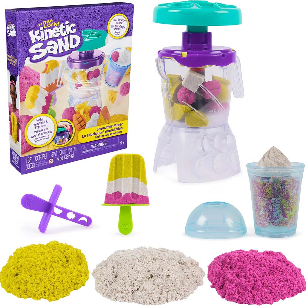 Kinetic Sand: Smoothie-Mixer mit 396g Sandknete – Spin Master
