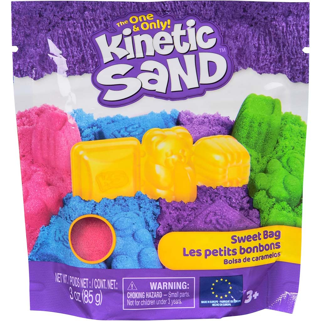 Kinetic Sand: Süße Überraschungspackung mit 85g Sandknete – Spin Master