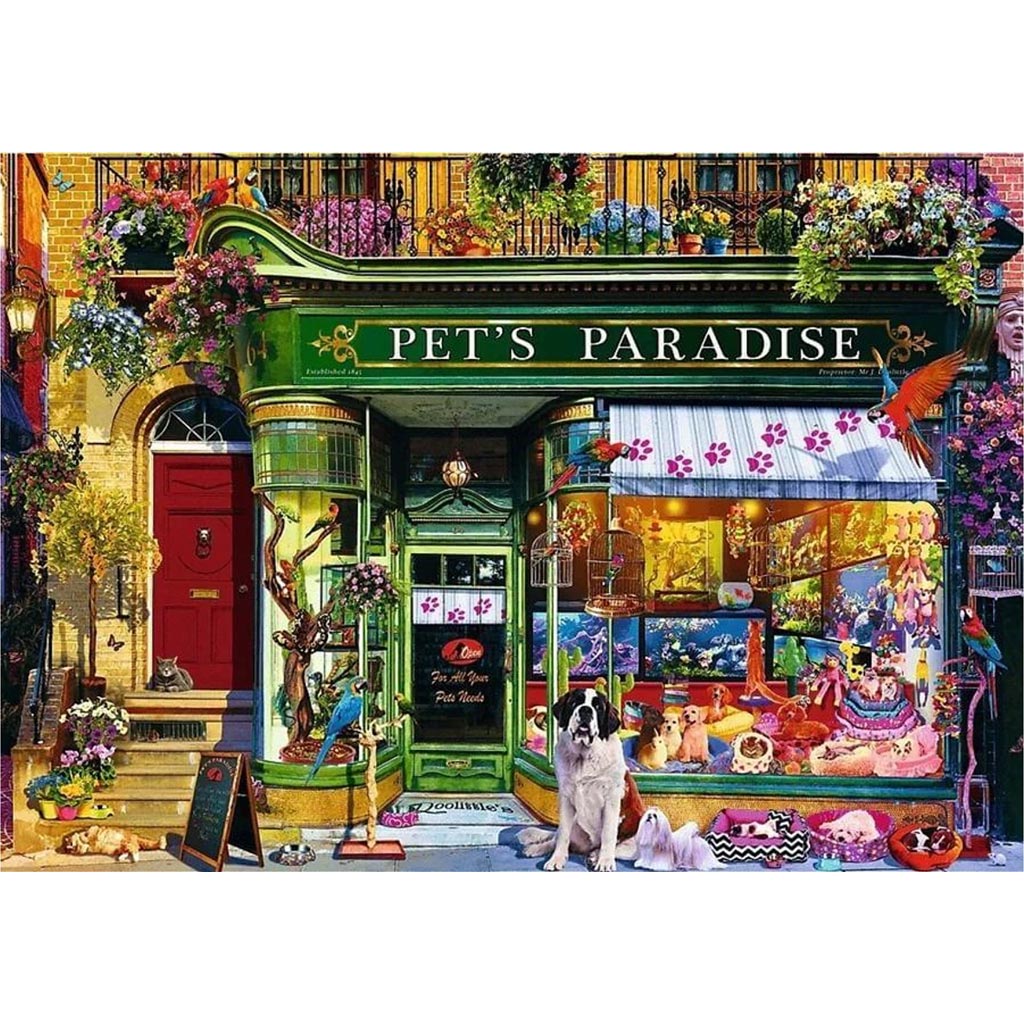 Tea Time: Haustierparadies 1000-teiliges Premium-Puzzle - Trefl kép 2