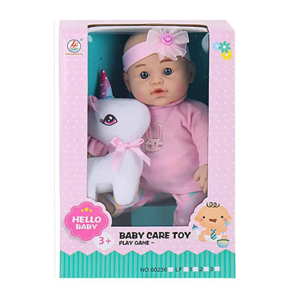 Kleines Baby mit Tierchen, 30 cm, verschiedene Arten, 1 Stück kép 2