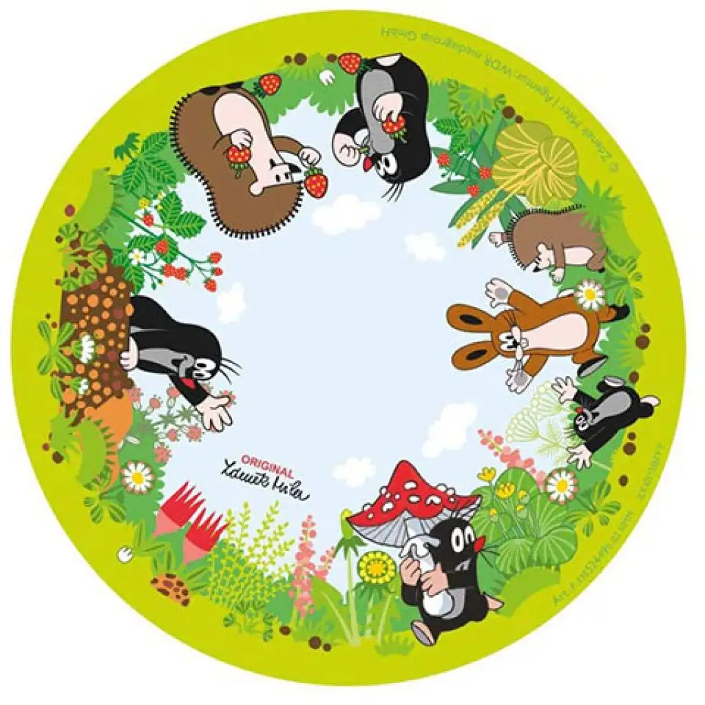 LENA: Kleiner Maulwurf Metallkreisel 13cm kép 2