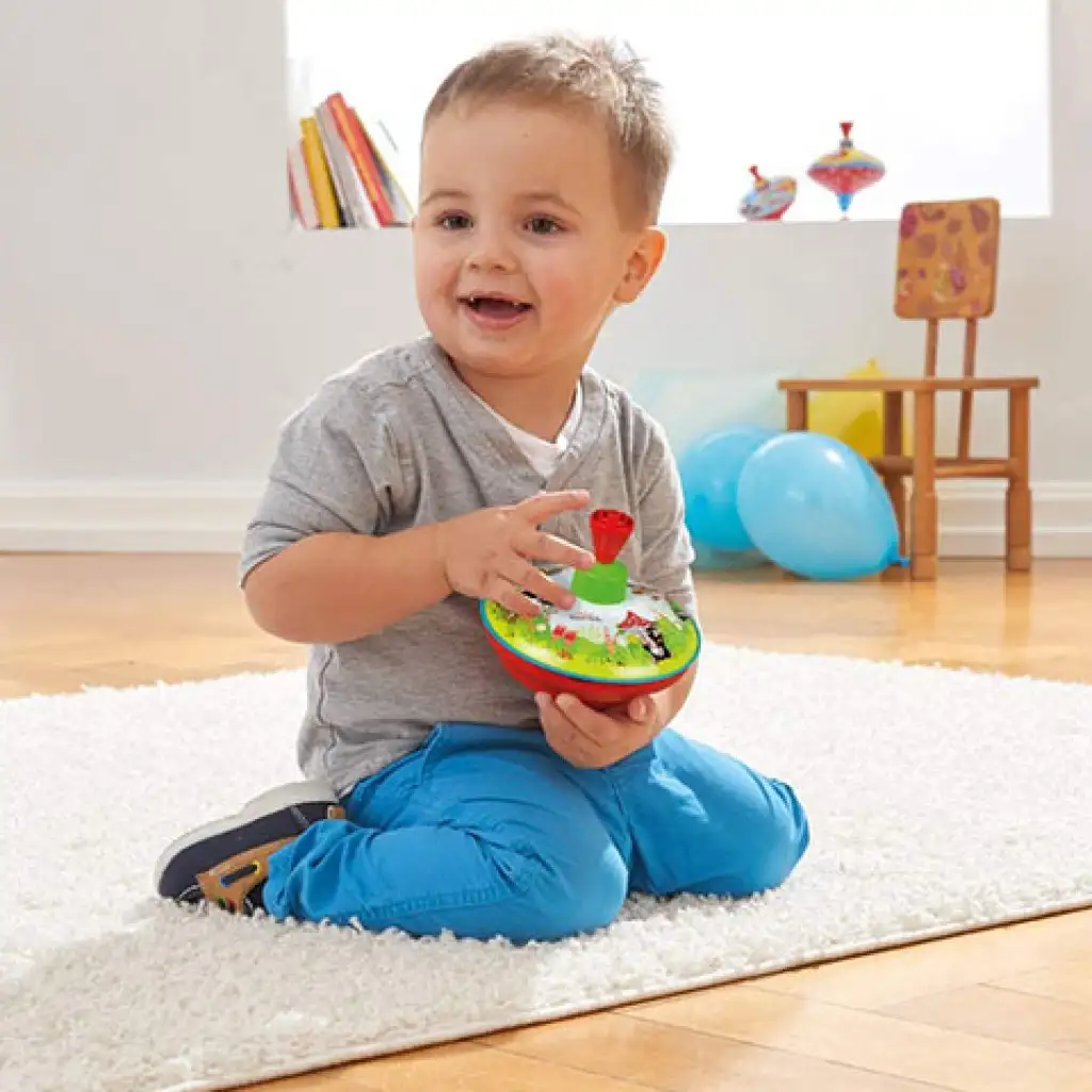 LENA: Kleiner Maulwurf Metallkreisel 13cm kép 3