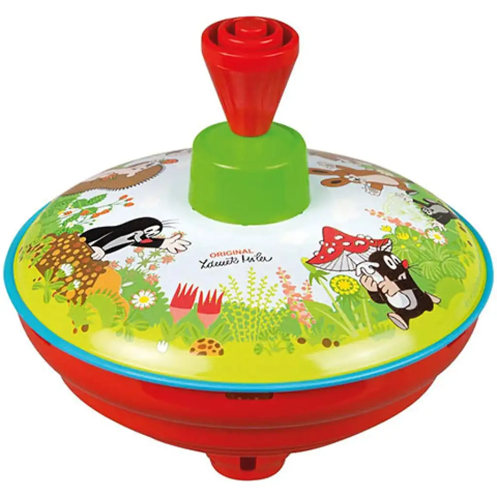 LENA: Kleiner Maulwurf Metallkreisel 13cm