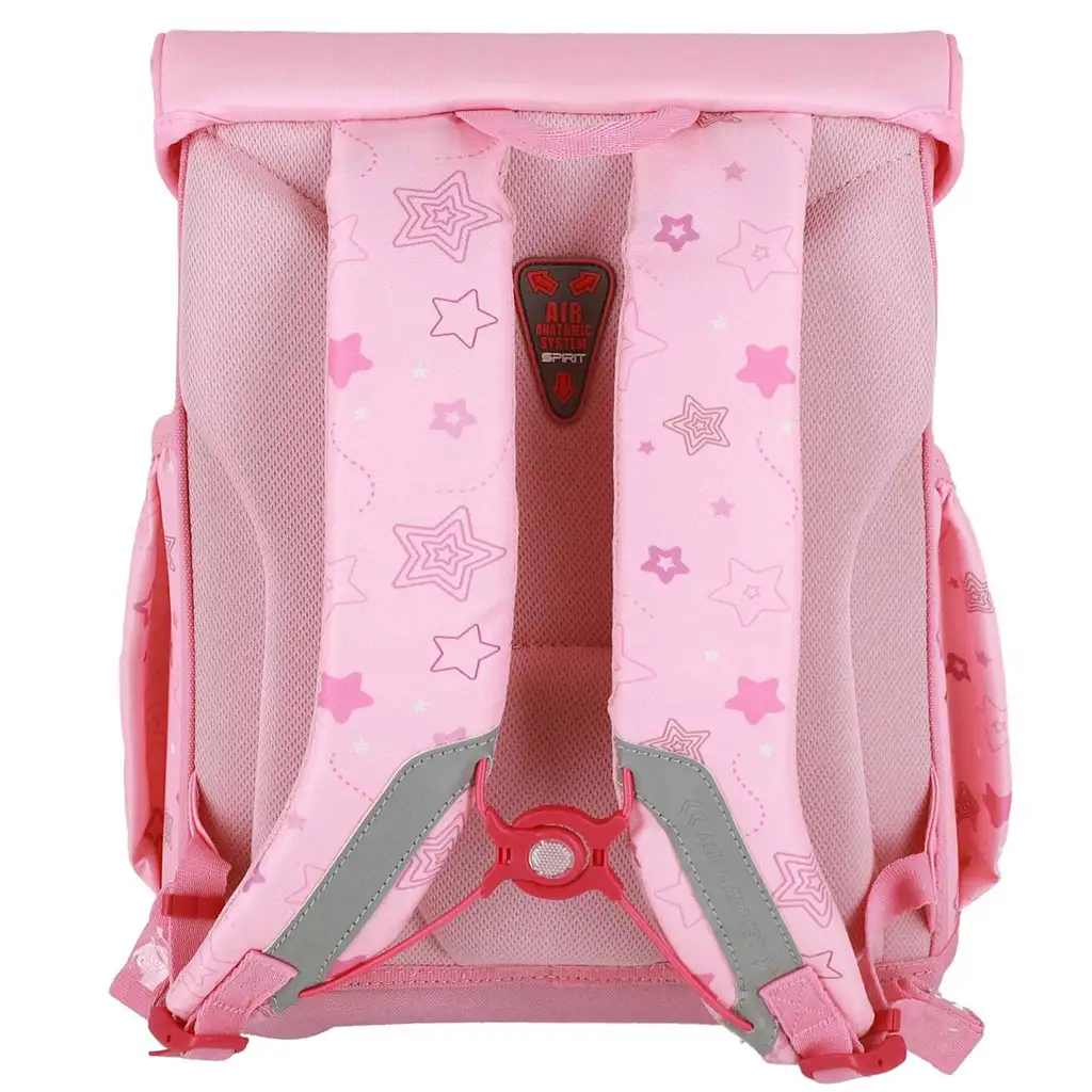 Spirit: Graue Katzenschulranzen, Rucksack 5-teiliges Set 38x17x28cm kép 3
