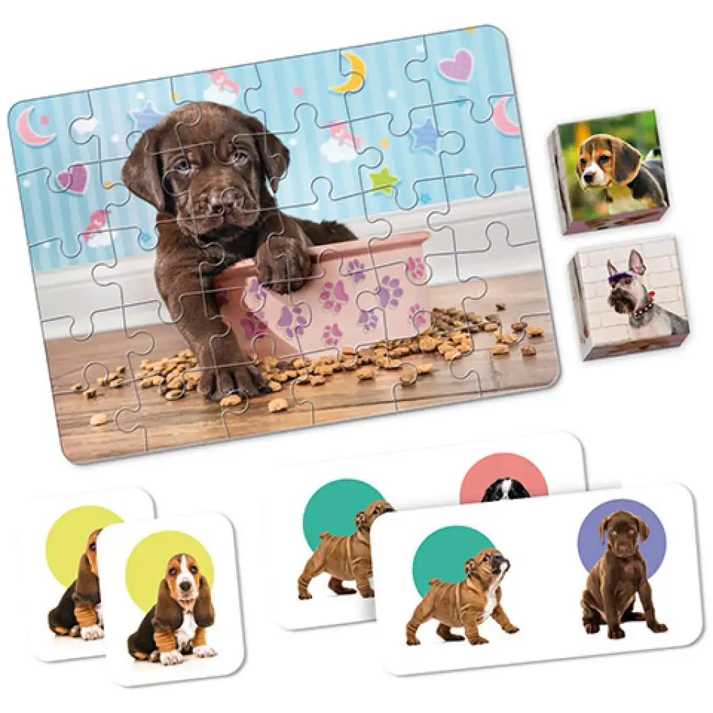 Welpen 4-in-1 Spielset - Clementoni kép 2