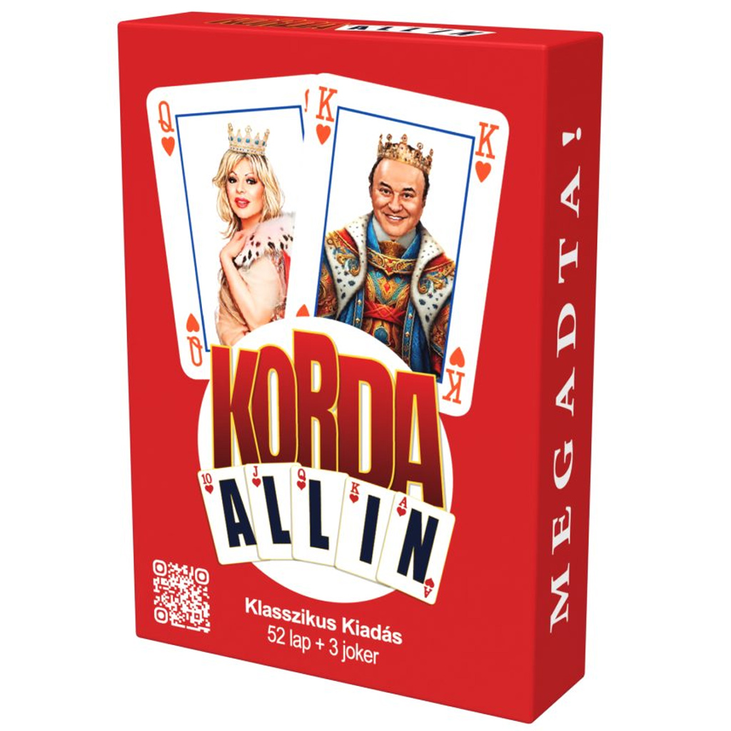 Korda All-in Klassisches französisches Kartenspiel (52 Karten + 3 Joker)