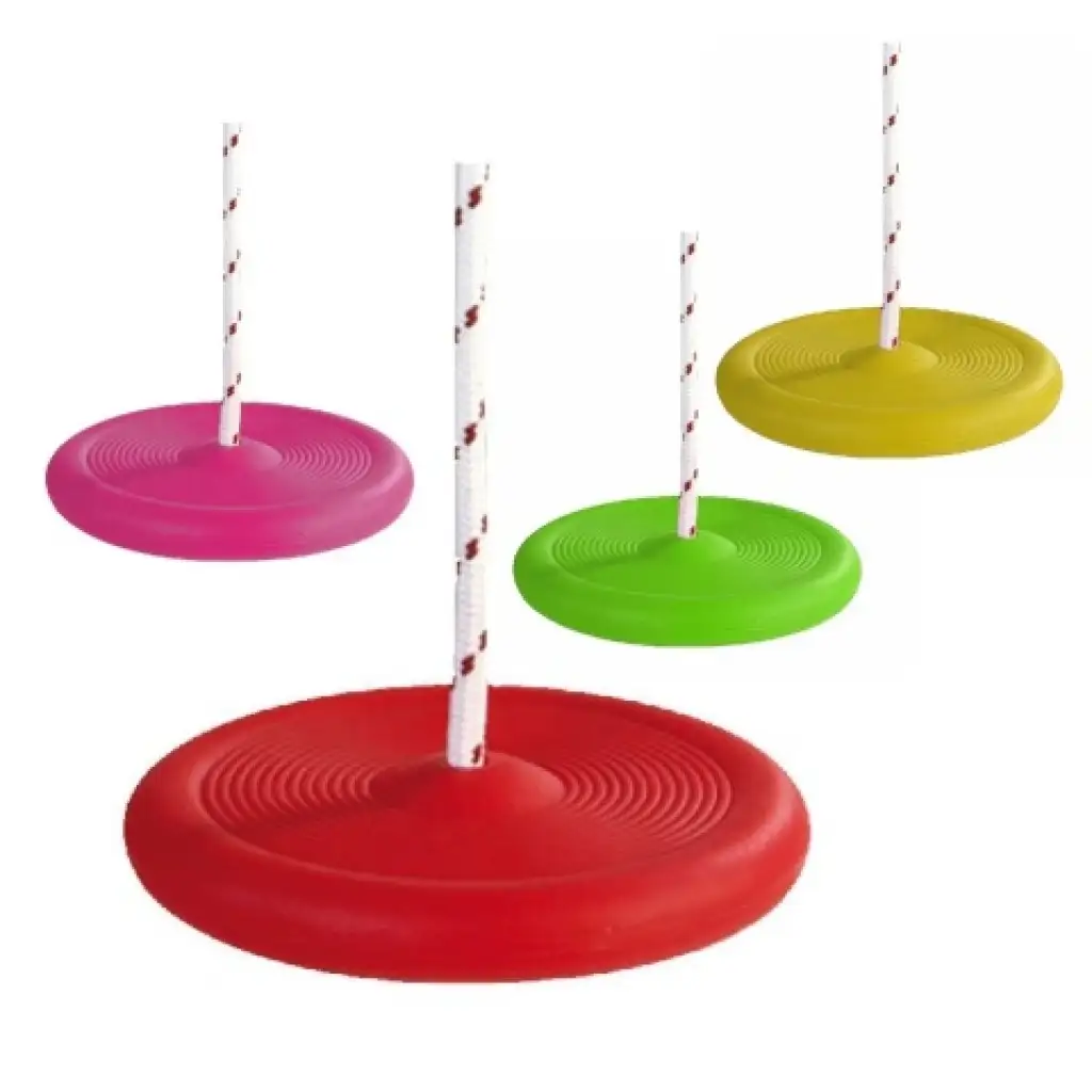 Tellerschaukel mit Seil in mehreren Varianten - D-Toys
