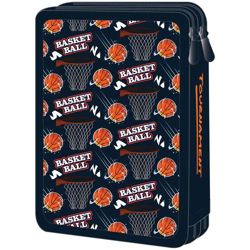 Luna: Must Team Basketball-Motiv 2-stöckiges gefülltes Federmäppchen kép 2