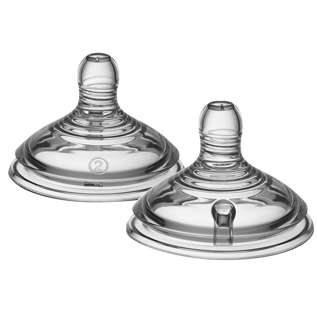 Tommee Tippee: Closer to Nature közepes folyású cumisüveg cumi 2db (3 hó+) kép 2