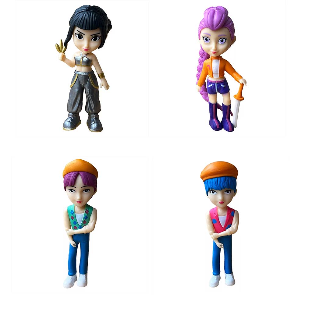 K-Pop Dämonenjäger Überraschungsfigur mit Karte in Box kép 3