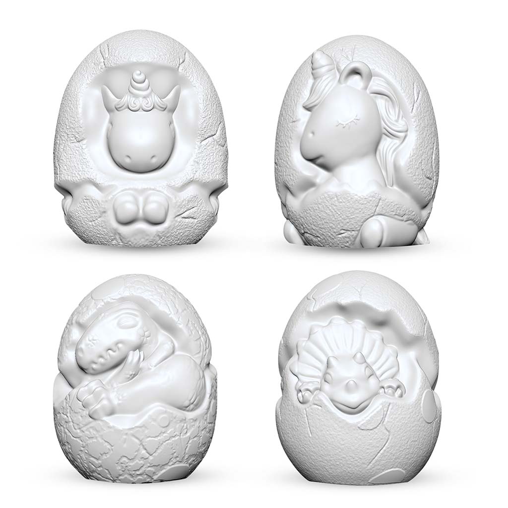 Dino- oder Einhorn-Kreativ-Malset kép 2