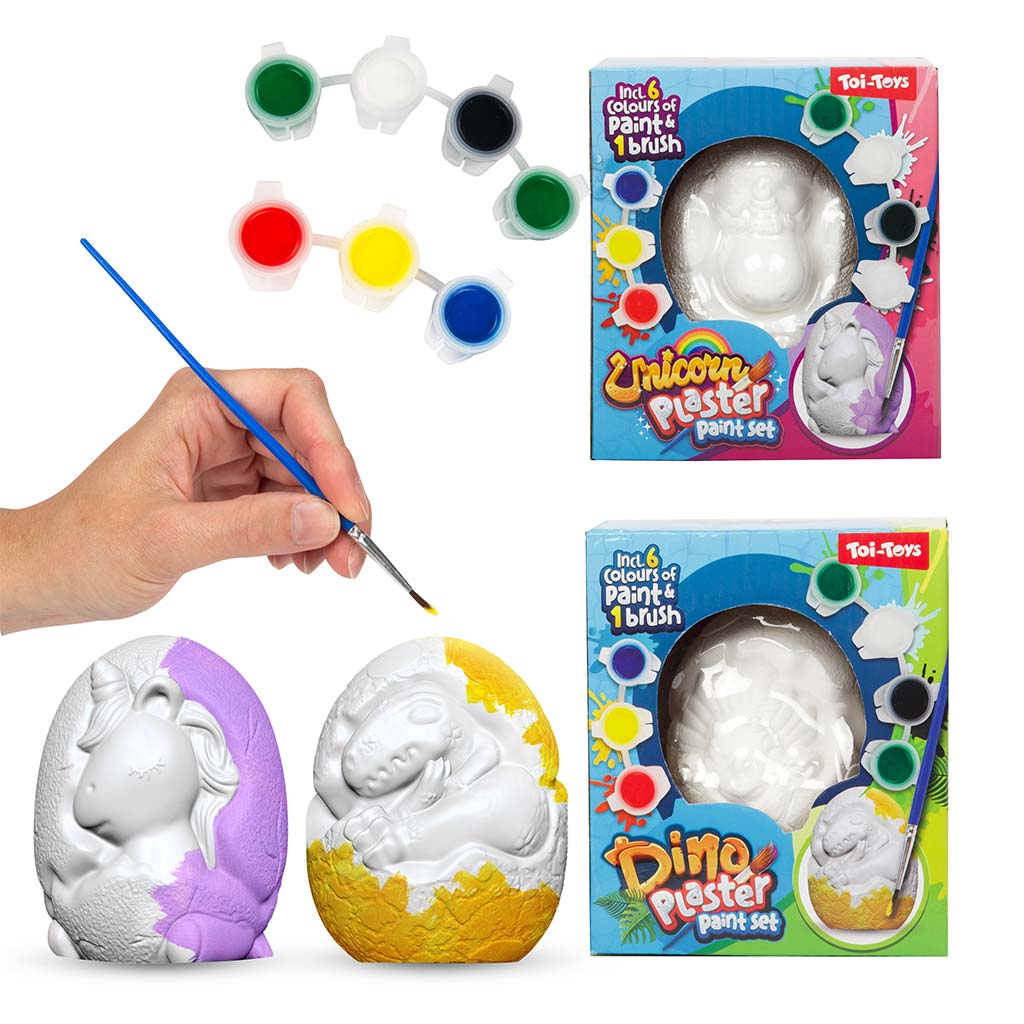 Dino- oder Einhorn-Kreativ-Malset