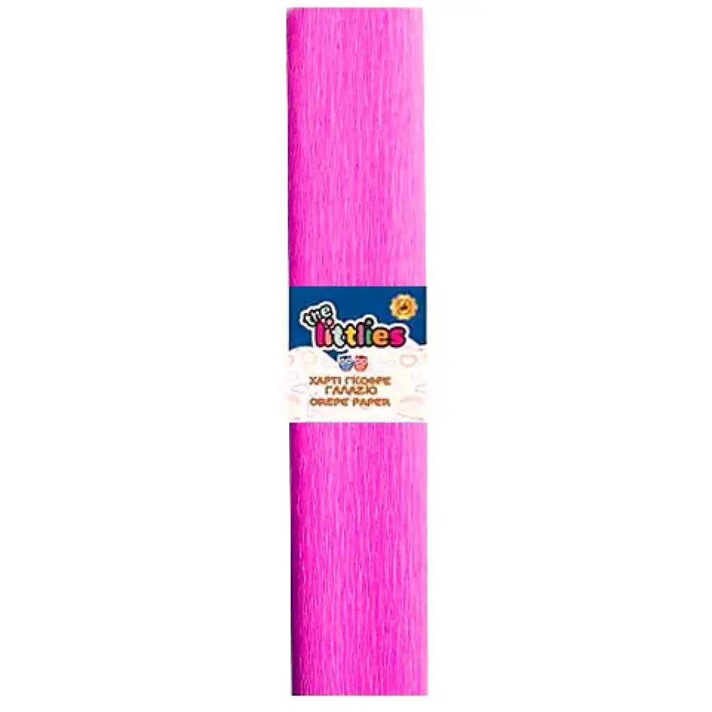 Krepp papír pink színben 50x200cm kép 1