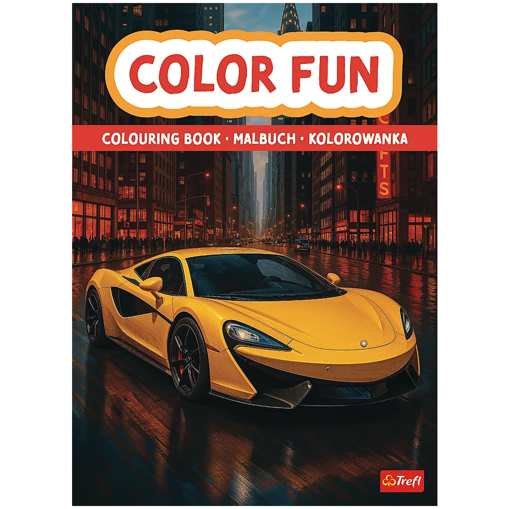 Rasante Fahrzeuge Malbuch – Trefl