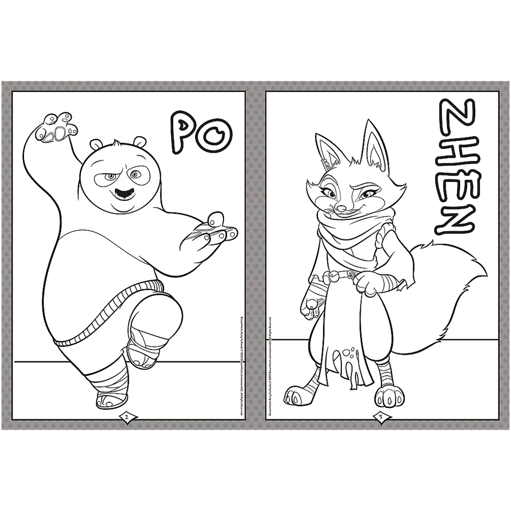 Kung Fu Panda Malbuch - Trefl kép 2