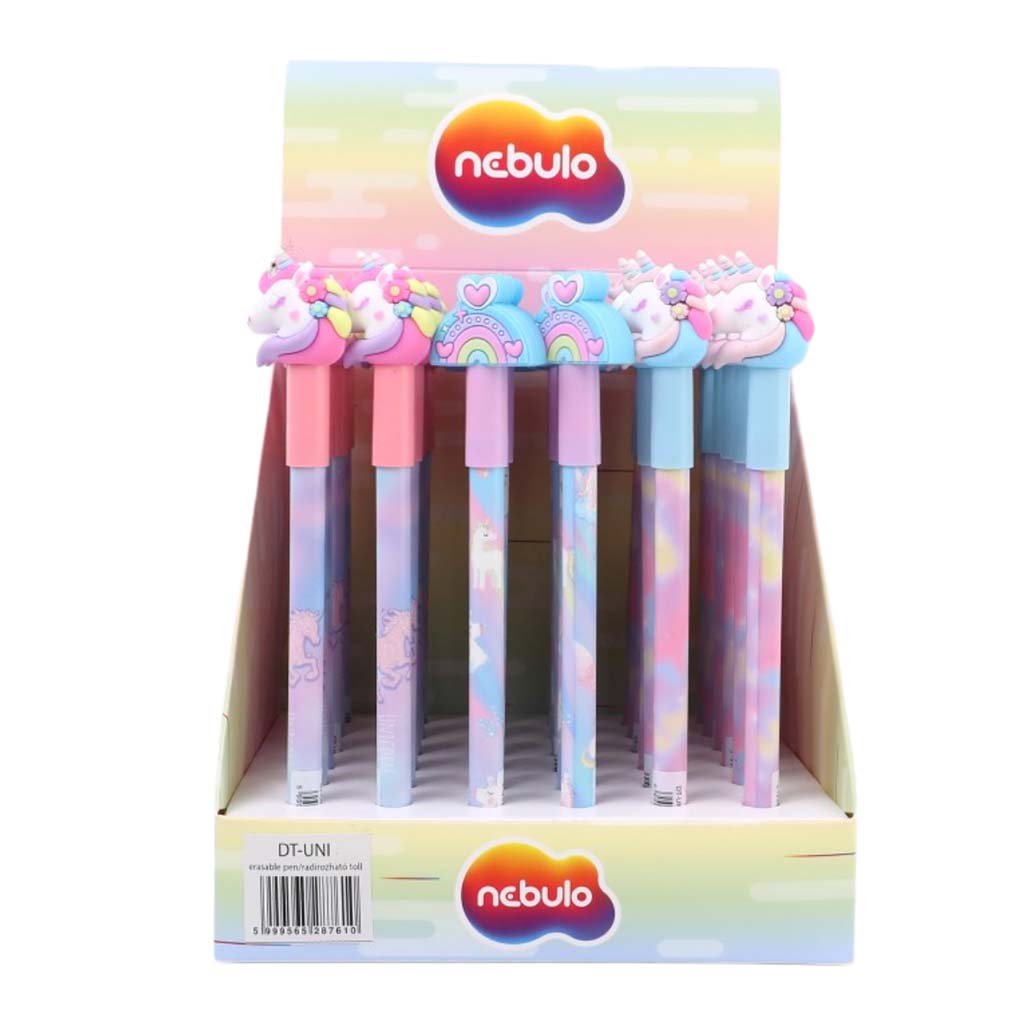 Nebulo: Einhorn-Kappengelstift, radierbar, verschiedene Ausführungen, 1 Stück