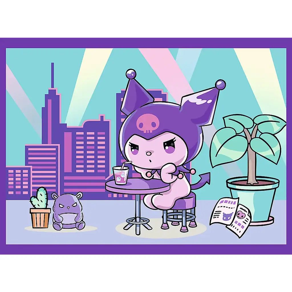 Kuromi Tage 4-in-1 Puzzle - Trefl kép 5