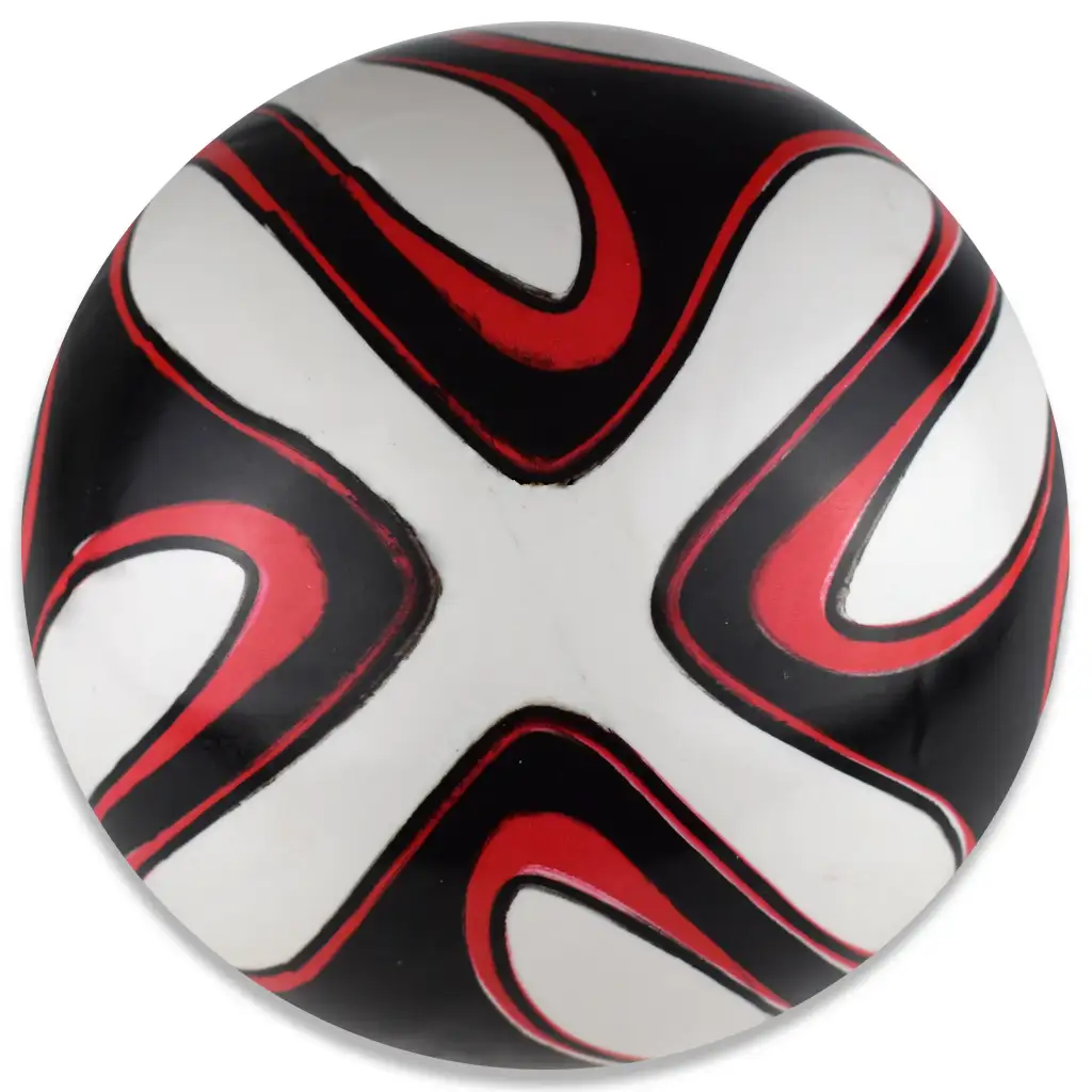 Gummiball mit buntem Muster 23cm kép 3