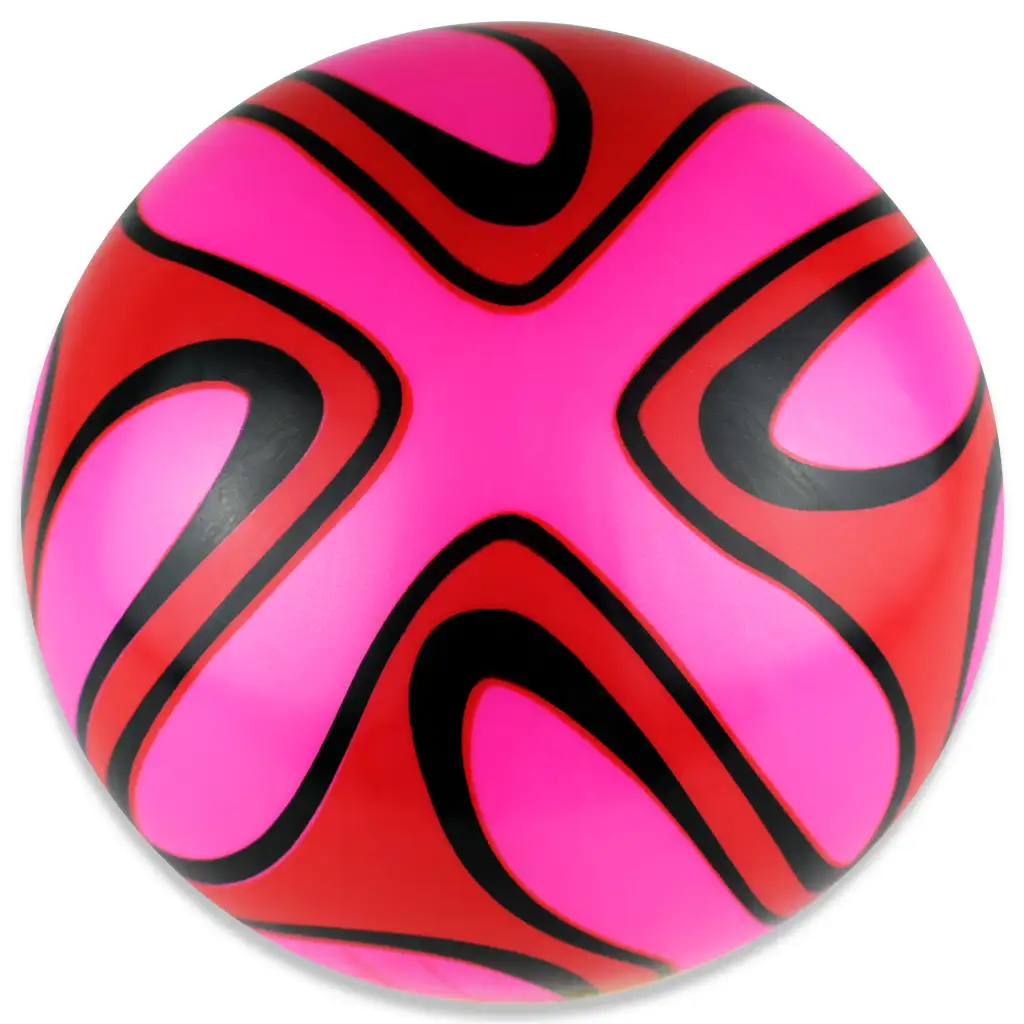 Gummiball mit buntem Muster 23cm kép 4