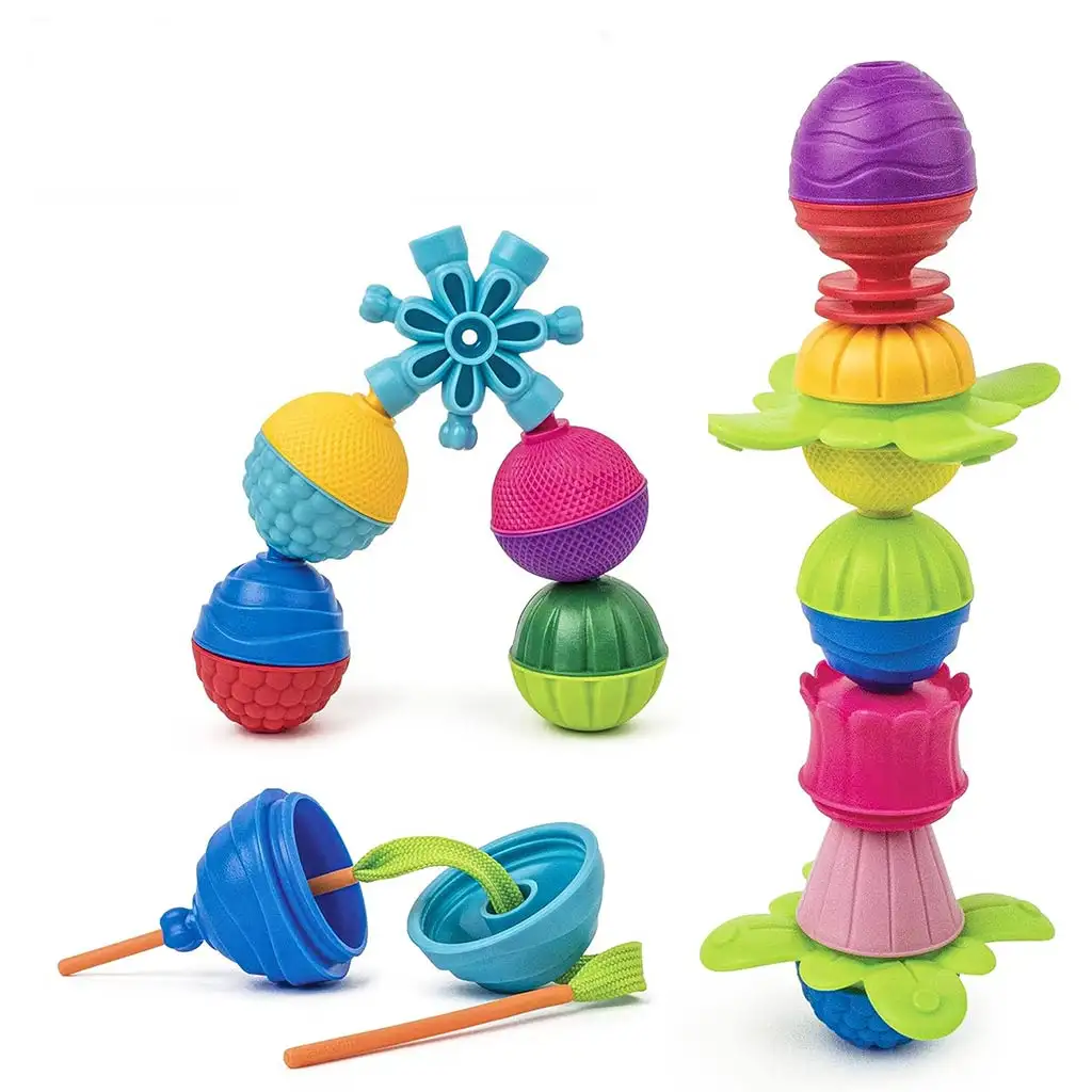 LALABOOM: 24-teiliges Montessori-Baby-Entwicklungsspielzeug - Trefl kép 3