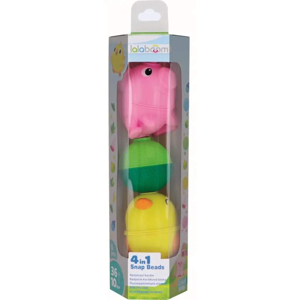 LALABOOM: 6-teiliges Montessori-Baby-Entwicklungsspielzeug - Trefl kép 2